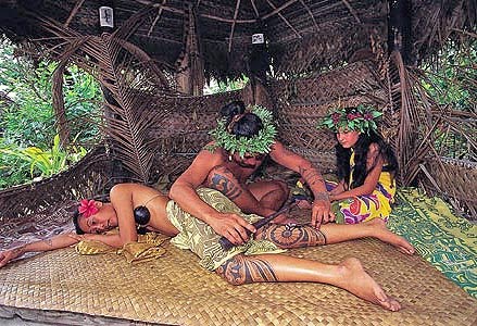 Traditional Polynesian Tattoo
