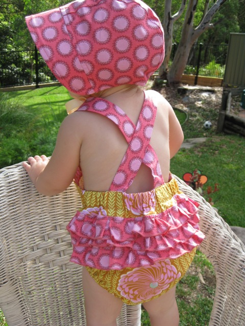 Ruffled Sunsuit sewing pattern