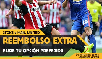 betfair reembolso 25 euros Stoke vs Manchester United 1 enero