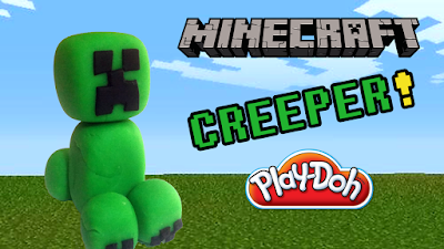 Oyun Hamuru İle Minecraft Creeper Yapımı