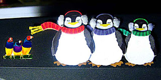 Viewsonic Finches and Christmas Penguins