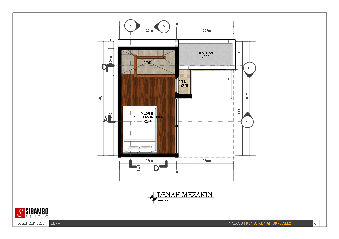 Rumah Mungil Di Lahan 5x5 M Bpk Alex Malang Sibambo