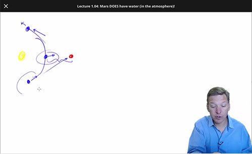 Doppler shift due to relative planetary motion enables CO2 detection (Source: www.coursera.org)