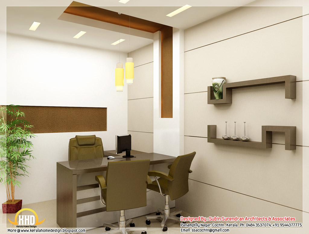 Beautiful 3D Interior Office Designs Cool Design Home