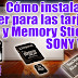 Como instalar los Drivers de Memory Stick y SD