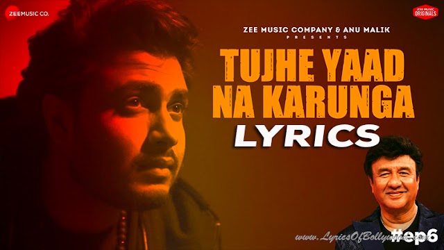 Tujhe Yaad Na Karunga Song Lyrics | Anu Malik, Raj Barman | Laado Suwalka | Tu bewafa rahegi
