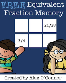 https://www.teacherspayteachers.com/Product/Equivalent-Fraction-Memory-Game-393904