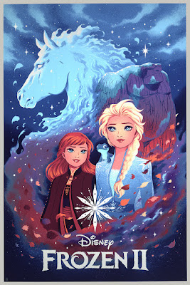 Frozen 2 Screen Print by Jen Bartel x Cyclops Print Works