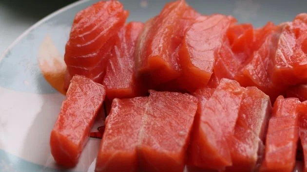 daging segar ikan tuna