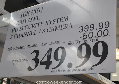 Deal for the Night Owl C-881-PIR1080 8 Camera HD Video Security System at Costco
