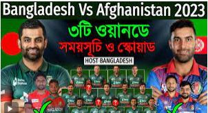 Bangladesh vs Afghanistan the 2nd ODI Series - 2023