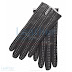 Black Cashmere Lined Leather Gloves Womens for $49.00