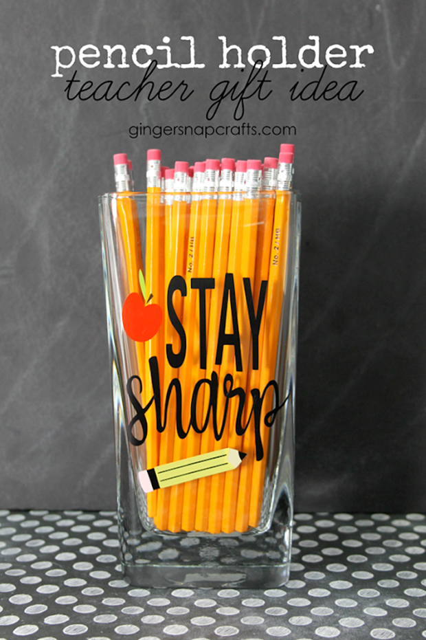 Pencil Holder Teacher Gift Idea #cricut #cricutmaker #teacher #giftideas_thumb