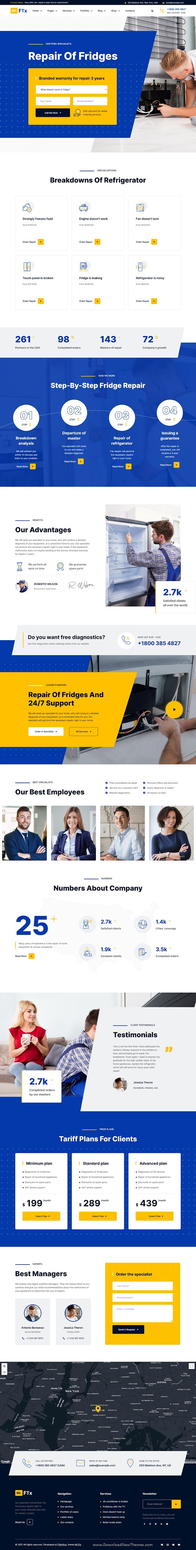 Appliances Repair Services WordPress Theme