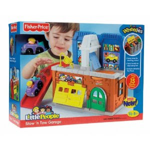 Pre-kindergarten toys - Fisher-Price Little People Wheelies Storage Garage (W8687)