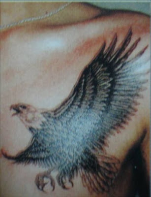 Label: eagle tattoo