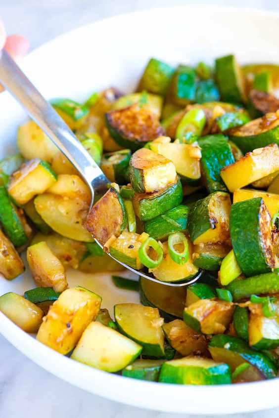 Sauteed zucchini is a quick, easy, and healthy side. We love simply sauteed zucchini with a bit of minced garlic, salt, and pepper. That said, we have shared quite a few variations in the article…