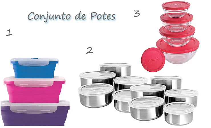 comprar potes de plástico, comprar potes