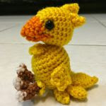 PATRON GRATIS CHOCOBO AMIGURUMI