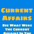 Current Affairs and Their Effects | 2018 |