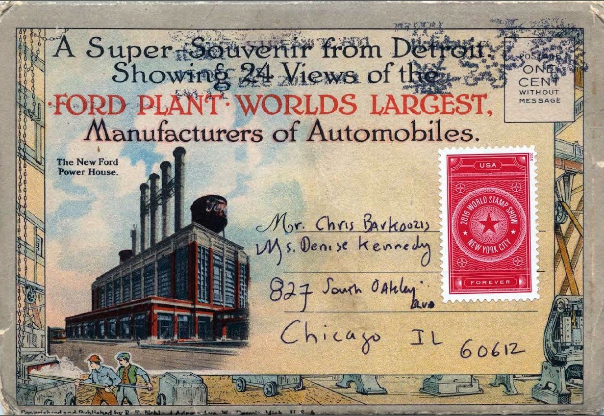Postcards of Ford Plant 1920s
