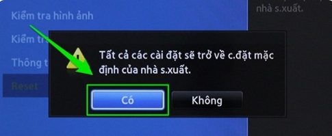 Cách reset Smart Tivi LG