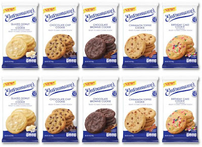 Entenmann's Ready-To-Bake Cookie Dough packaging.