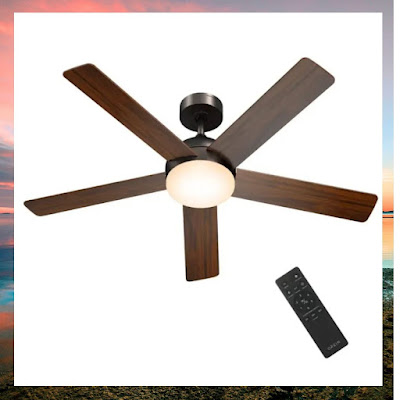 smart interior design LED Ceiling Fan with Lights and Remote