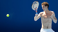 Andy Murray shirtless
