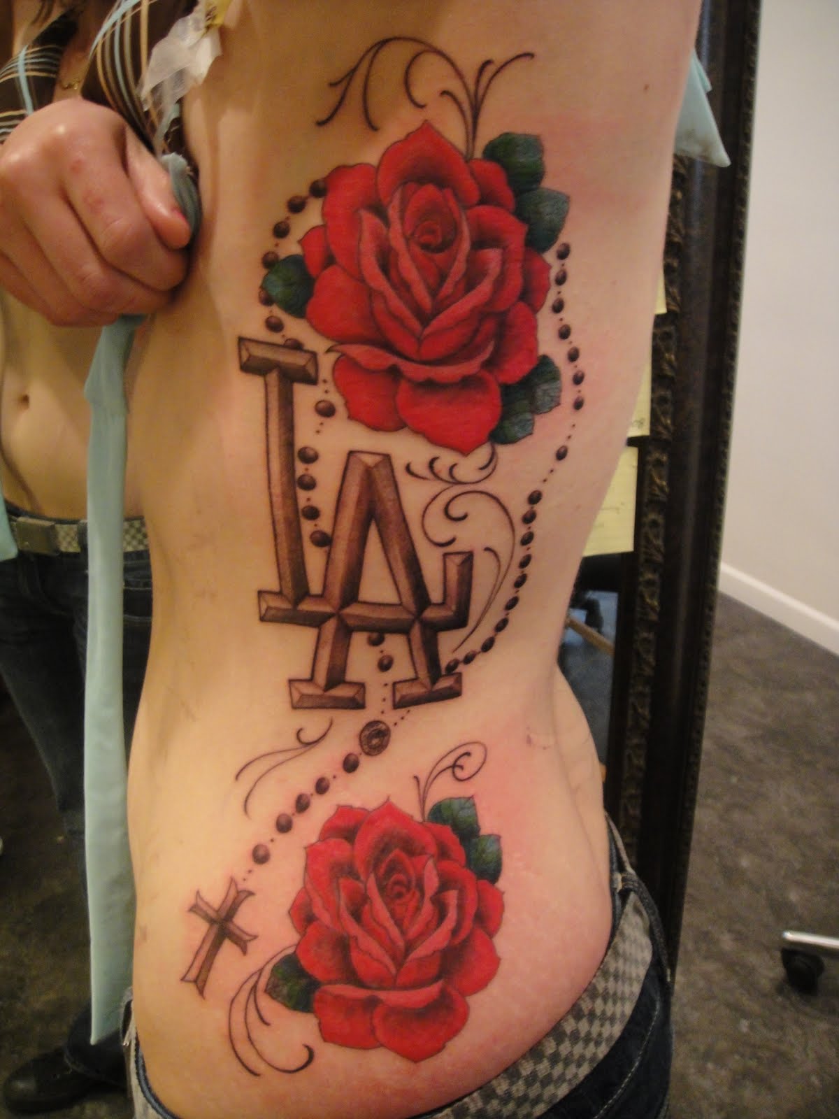 Los Angeles Tattoo Rose