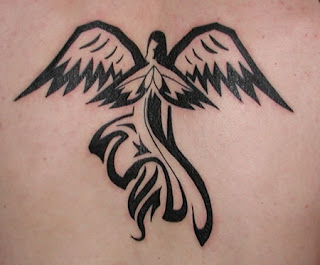 Angel Tribal Tattoo Designs