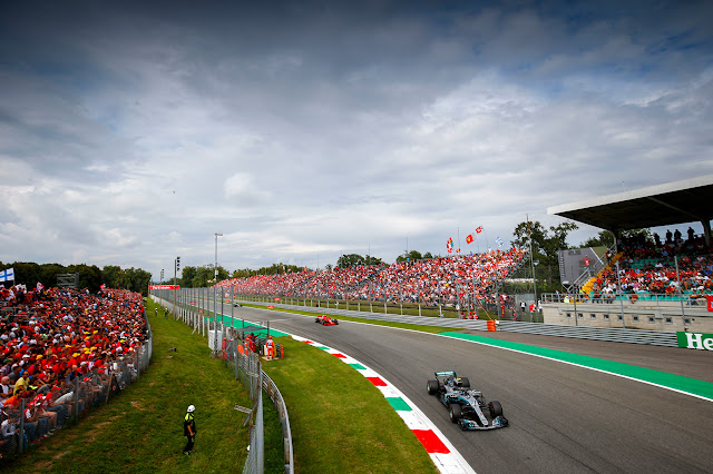 Valtteri Bottas played a key role for his team-mate Lewis Hamilton. He had to keep Kimi on P2 while Lewis get time for overtaking. It comes true on Lap 45.