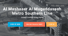 7 DAYS PART TIME JOB IN HAJJ METRO