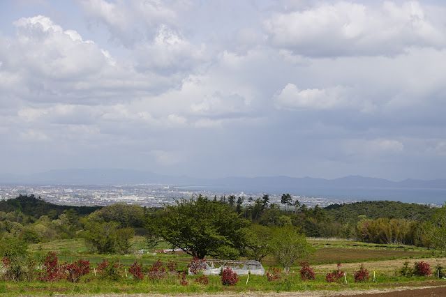 鳥取県西伯郡大山町赤松 農道からの眺望
