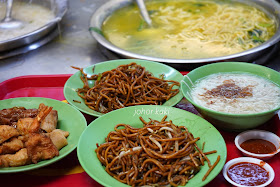 China Street Cooked Food Rickshaw Noodles @ Maxwell Market Food Centre Singapore 拉車麵