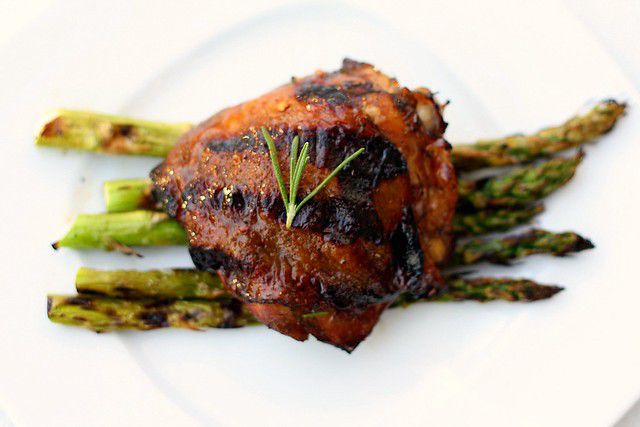 Lemon, Rosemary and Balsamic Grilled Chicken Thighs