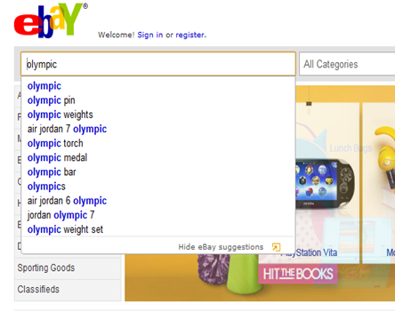 keyword research with ebay