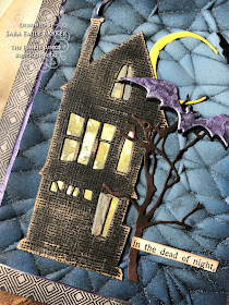 Sara Emily Barker for The Funkie Junkie Boutique Blog https://frillyandfunkie.blogspot.com/ Halloween Card  3