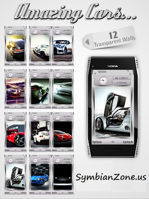 Transparent Car Wallpapers for Symbian^3 - N8, C7, X7, E7 ...