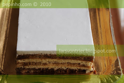 Tarta de coco y café