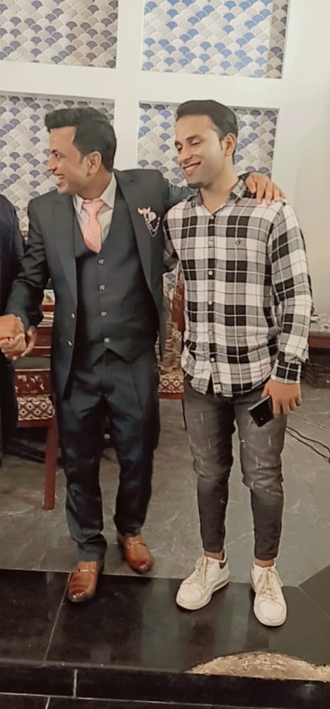 Zeeshan Anjum Walima Ceremony with best friend Kamran