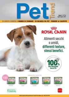 Pet Trend 2013-06 - Luglio & Agosto 2013 | ISSN 2279-5790 | CBR 96 dpi | Mensile | Professionisti | Alimentazione | Animali
La volontà di proporre una nuova rivista dedicata agli specialisti del Pet è nata dalla convinzione che nel nostro settore, nonostante le numerose iniziative, mancasse un progetto editoriale in grado di soddisfare le diverse esigenze di un comparto produttivo ed economico in costante crescita.
Pet Trend, quindi, è una rivista che non vuole limitarsi ad essere un mezzo informativo per gli operatori del settore ma che ha l'ambizione di poter essere un valido strumento a sostegno di tutti coloro che, con passione e dedizione, fanno del mondo pet una professione: petshop, agrarie e garden center, allevatori, veterinari, toelettatori, addestratori, educatori, pensioni, produttori e distributori di prodotti pet e molti altri ancora.
É un mensile con ampia diffusione nazionale ed internazionale. Fonte affidabile e autorevole, la rivista può contare su collaboratori di alto livello, scelti fra i migliori nei diversi ambiti, che hanno il compito di approfondire e sviluppare le varie tematiche trattate.
Il primo numero di Pet Trend è uscito a gennaio 2012, e da subito ha avuto numerose espressioni di interesse e approvazione, assieme a segnali di adesione da parte di tanti professionisti che desiderano, ancora oggi, sostenere il nostro progetto.
Questo ci ha fatto pensare di essere sulla strada giusta: voler fornire un prodotto editoriale di alta qualità a servizio e supporto di un settore, quello degli alimenti, dei prodotti e dei servizi dedicati agli animali da compagnia, in rapida evoluzione e in continuo sviluppo.