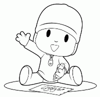 pocoyo colorear