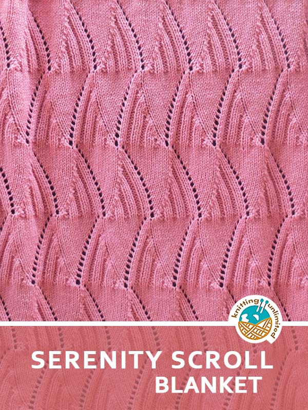 Serenity Scroll Lace Blanket