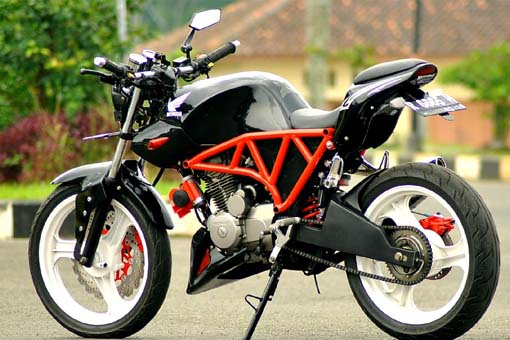 Modifikasi Honda Mega Pro Streetfighter - Indonesia Motorcycle