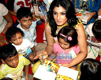 Raveena Tandon at the Tinker Bell book reading session