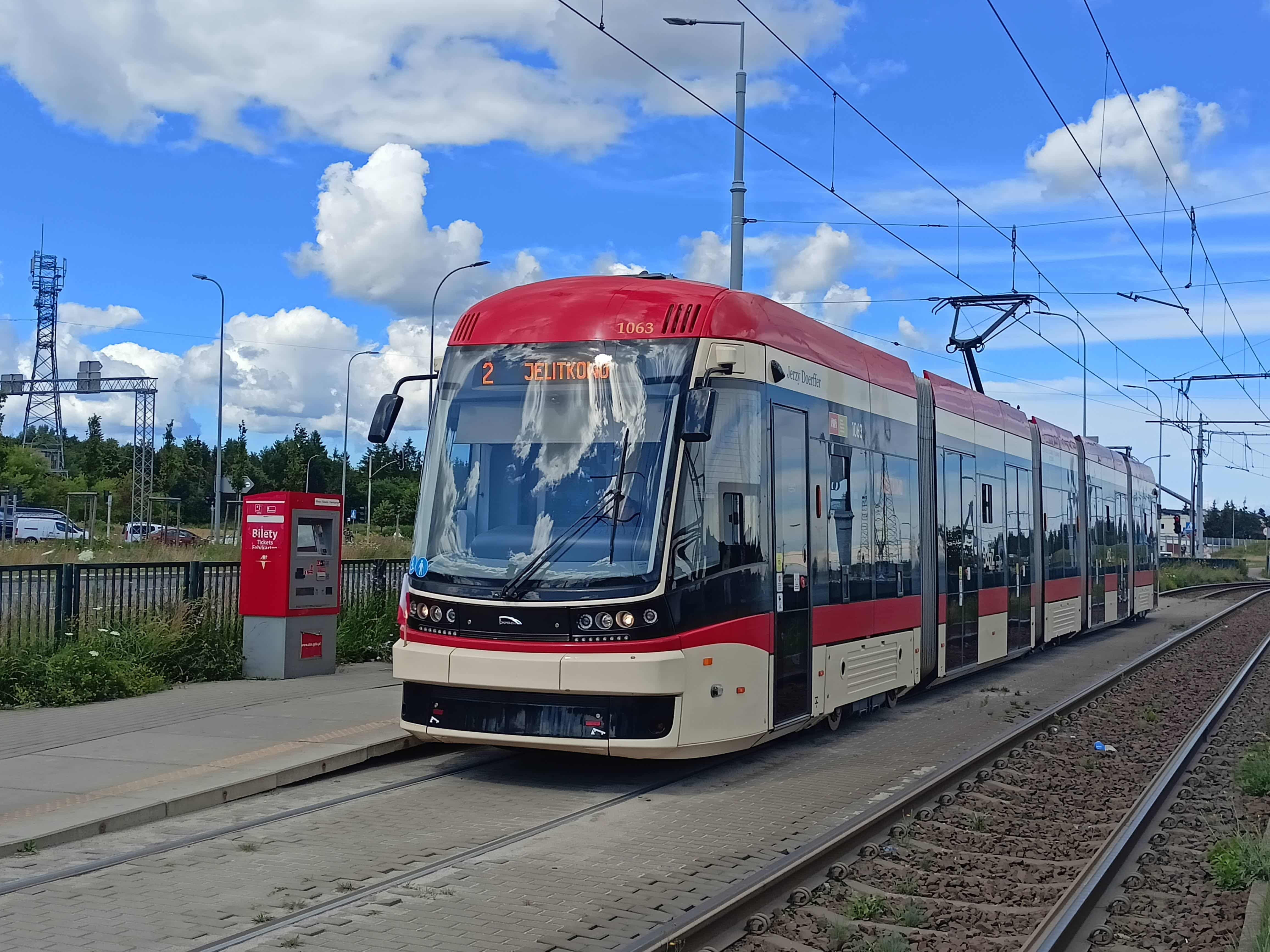 tramwaje na południu Gdańska