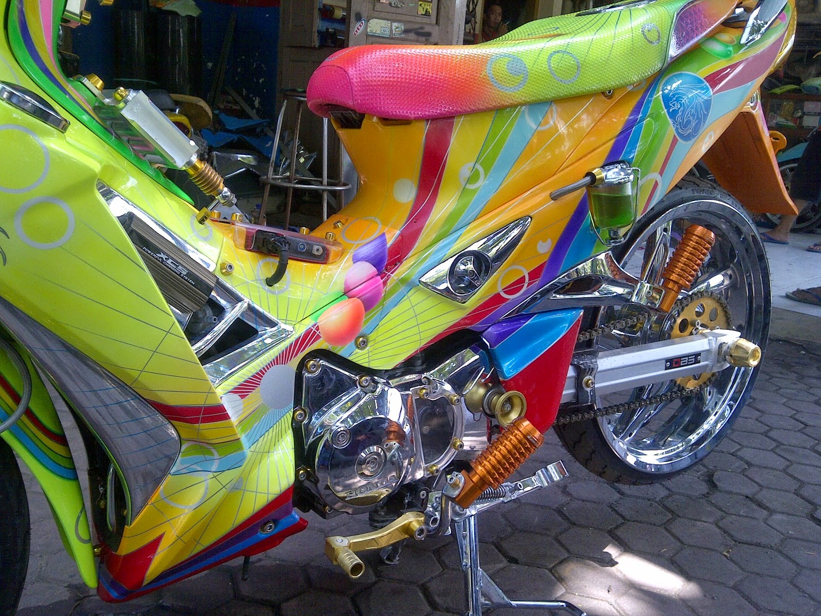 98 Modifikasi Motor Supra X 125 Warna Kuning Terupdate Kumbara Modif