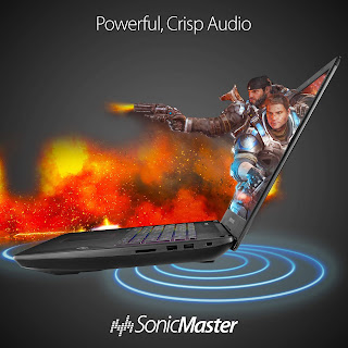 Asus rog Strix GL70VI Powerful audio