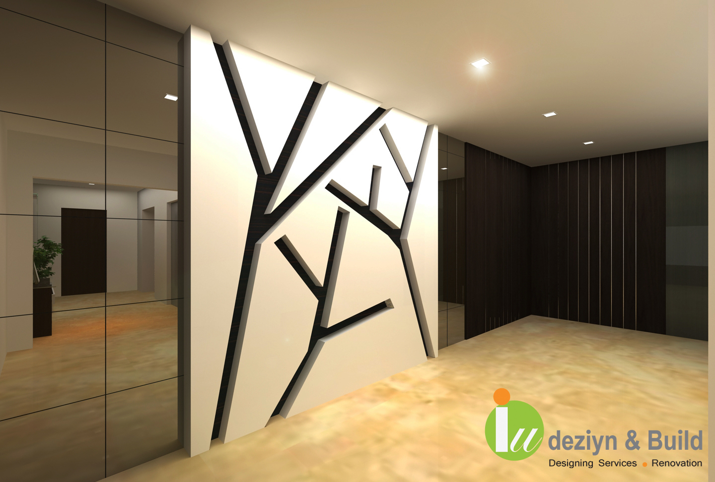 Intexinterior Reception And Lift Lobby Design